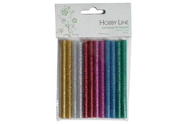 Hobby Line Liimatangot w / kiille 7,2 mm, 12 kpl