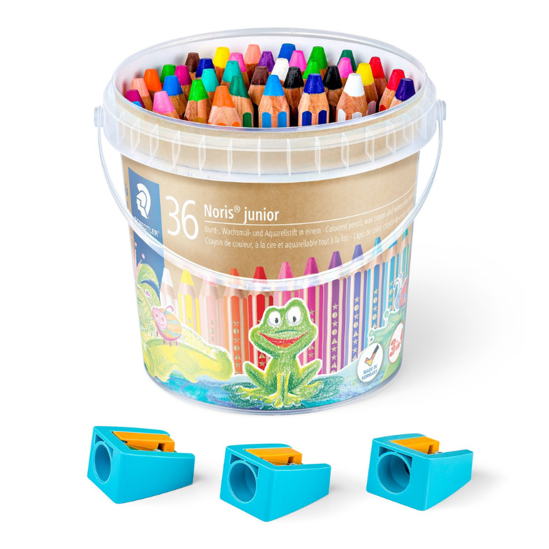 STAEDTLER Buddy värikynät & kynän teroittimet, 36 + 3 kpl