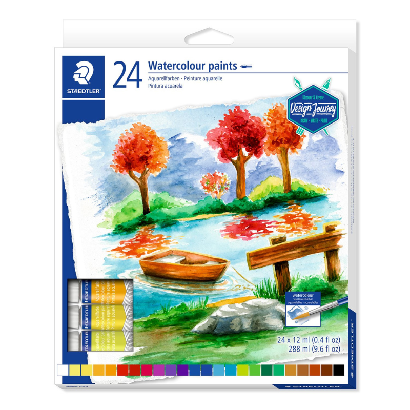 STAEDTLER karaatin akvarellimaali, 24 kpl