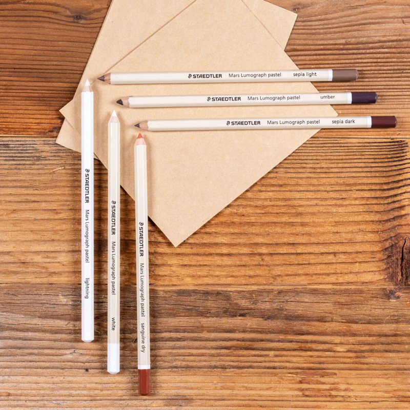 STAEDTLER mars lumograph pastellikynät, 6 kpl – P-SBK6