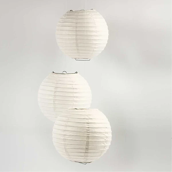 Paperivalaisin, 20 cm, 1 kpl Valkoinen