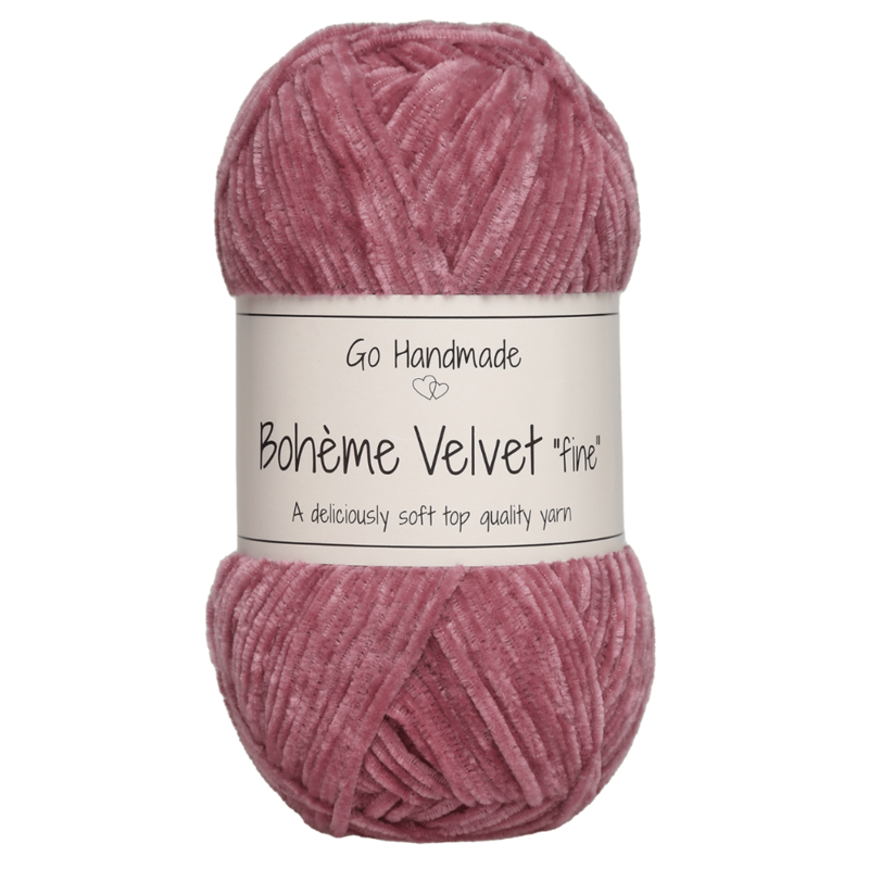 Go Handmade Bohème Velvet Fine 17603 Vadelmat