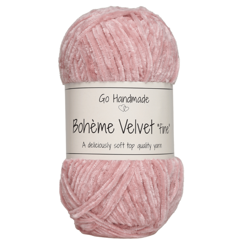 Go Handmade Bohème Velvet Fine 17610 Pehmeä pinkki