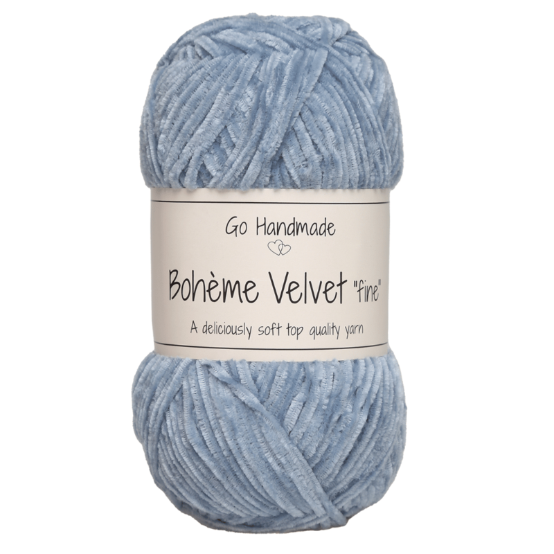 Go Handmade Bohème Velvet Fine 17606 Farkut sininen