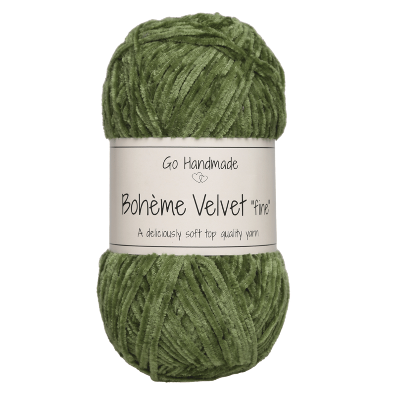 Go Handmade Bohème Velvet Fine 17617 Lime