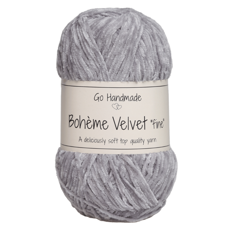 Go Handmade Bohème Velvet Fine 17604 Harmaa