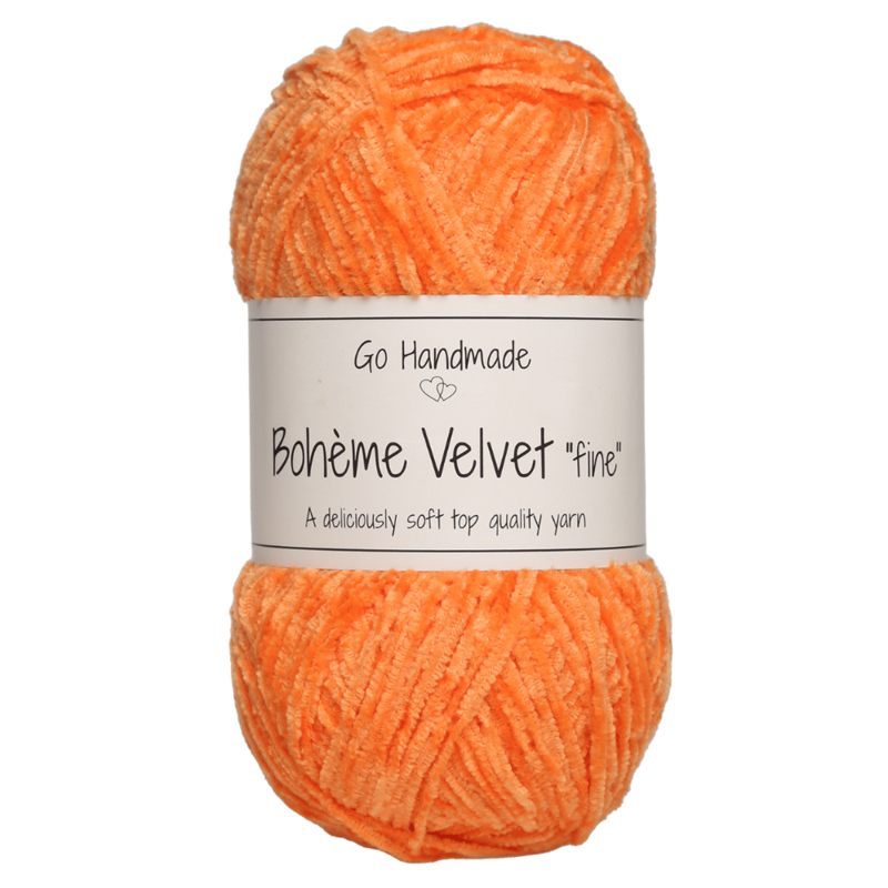 Go Handmade Bohème Velvet Fine 17618 Lämmin oranssi