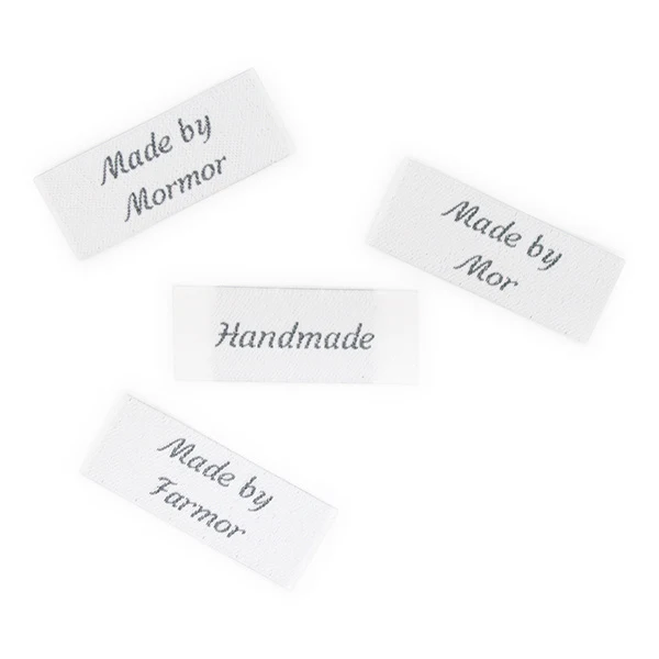 HobbyArts Labels, Hvid, 5 stk