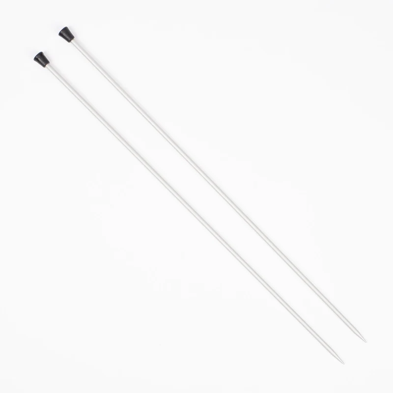 DROPS Basic Suorat Puikot Alumiini 35 cm (2.00-5.00 mm)