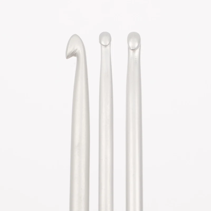 DROPS Basic Virkkuukoukut Alumiini 15 cm (2.00-5.00 mm)