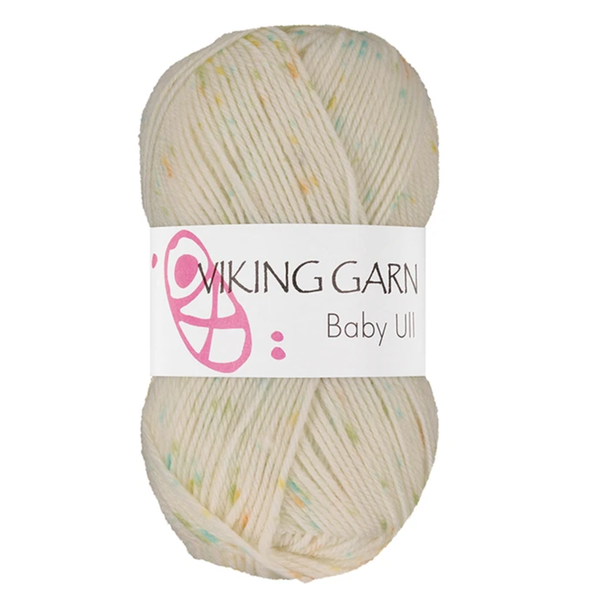 Viking Baby Ull 341 Keltainen printti