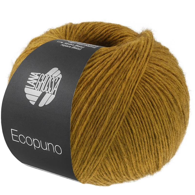 Lana Grossa Ecopuno 231 Currynkeltainen