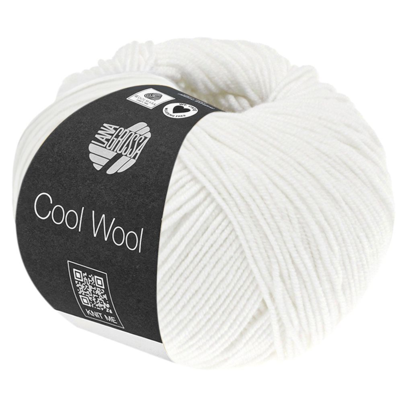 Lana Grossa Cool Wool 431 Valkoinen