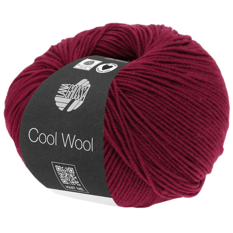 Lana Grossa Cool Wool 468 Viininpunainen