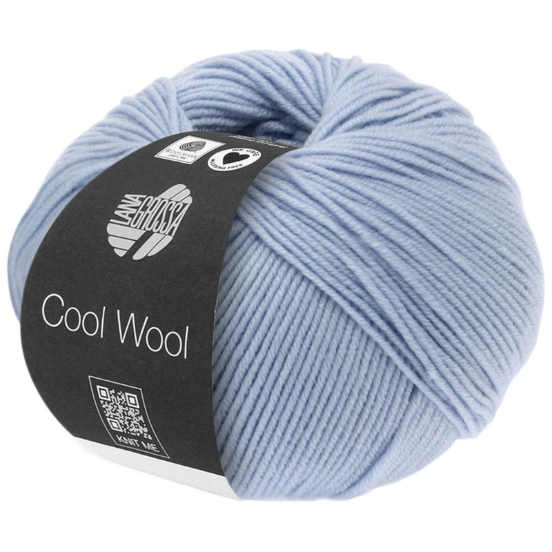 Lana Grossa Cool Wool 430 Vaaleansininen