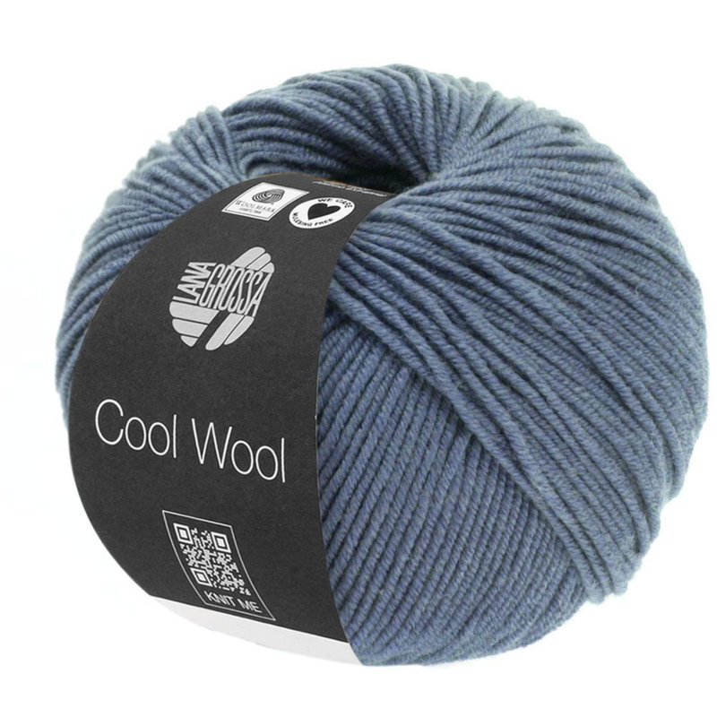 Lana Grossa Cool Wool 2037 Tumma harmaansininen