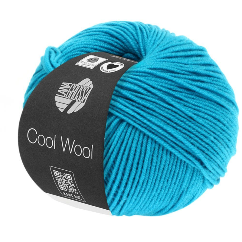 Lana Grossa Cool Wool 502 Turkoosinsininen