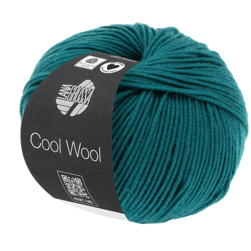 Lana Grossa Cool Wool 2015 Petroolinvihreä