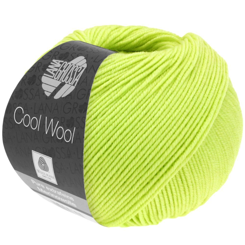 Lana Grossa Cool Wool 2089 Kelta-vihreä