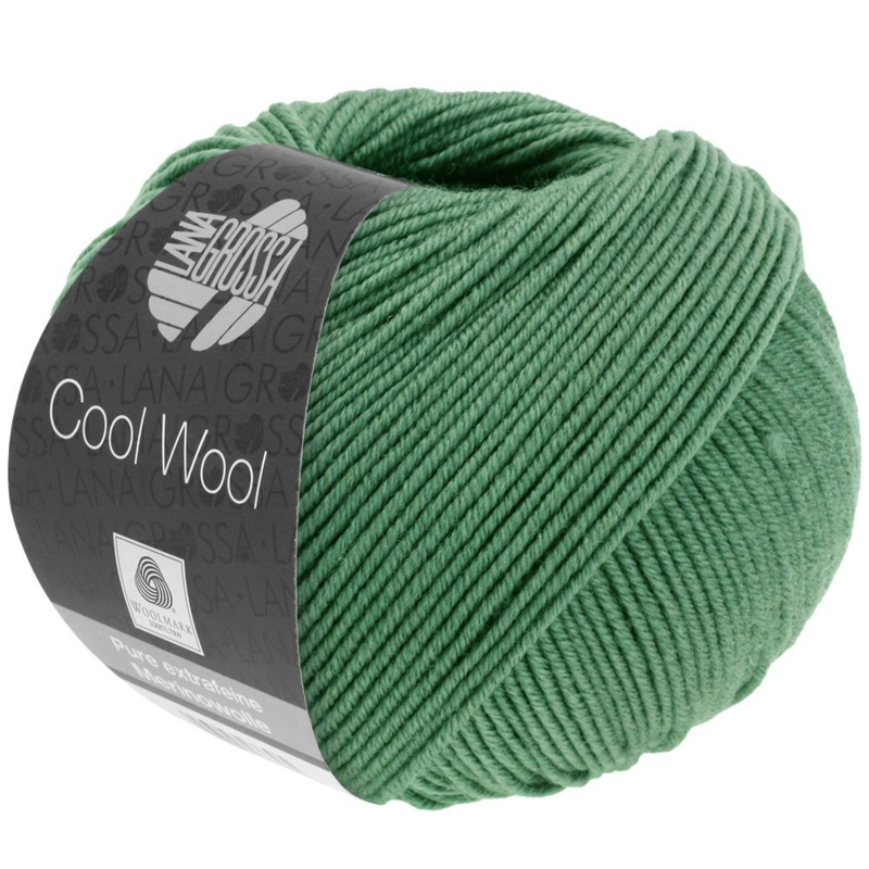 Lana Grossa Cool Wool 2086 Sammaleenvihreä