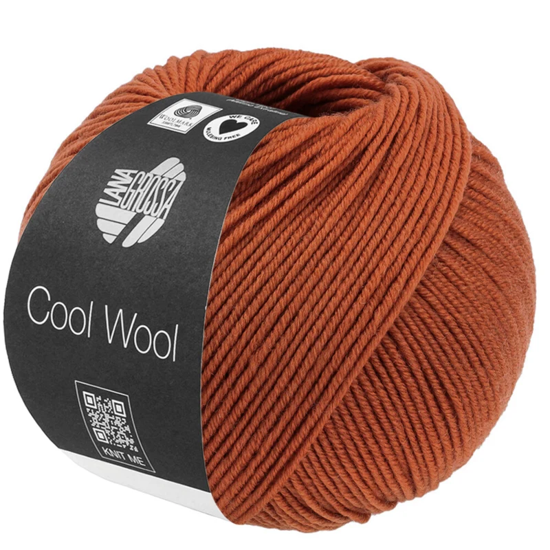 Lana Grossa Cool Wool 2125 Kanelinruskea
