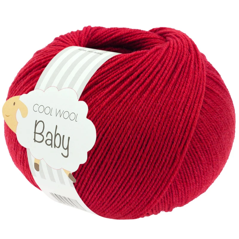Lana Grossa Cool Wool Baby 343 Kirsikanpunainen