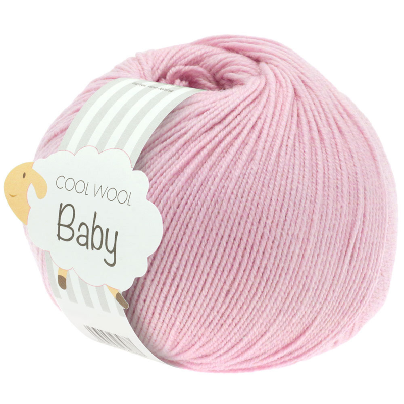 Lana Grossa Cool Wool Baby 216 Vaaleanpunainen