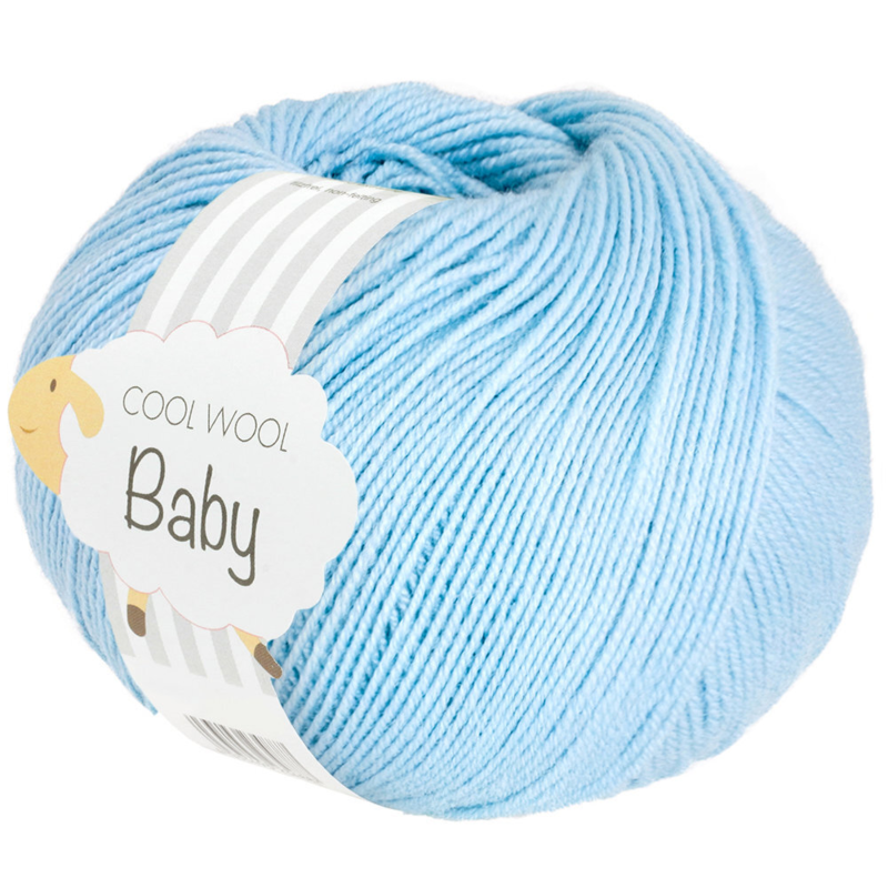 Lana Grossa Cool Wool Baby 321 Pastellinsininen