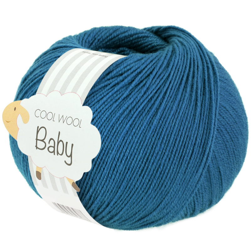 Lana Grossa Cool Wool Baby 326 Petroolinsininen