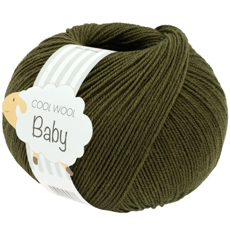 Lana Grossa Cool Wool Baby 349 Metsänvihreä
