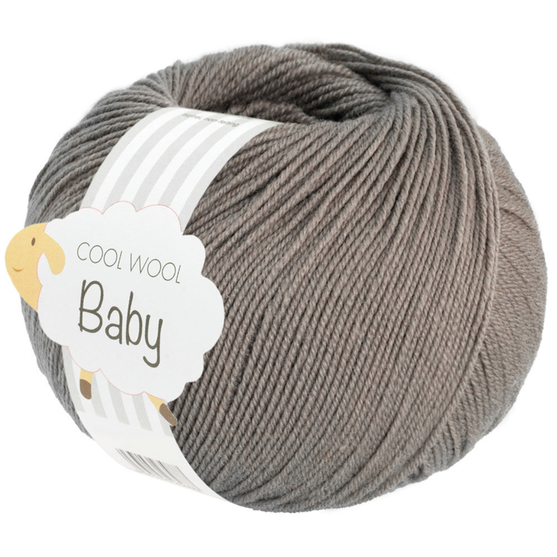 Lana Grossa Cool Wool Baby 324 Helmenharmaa