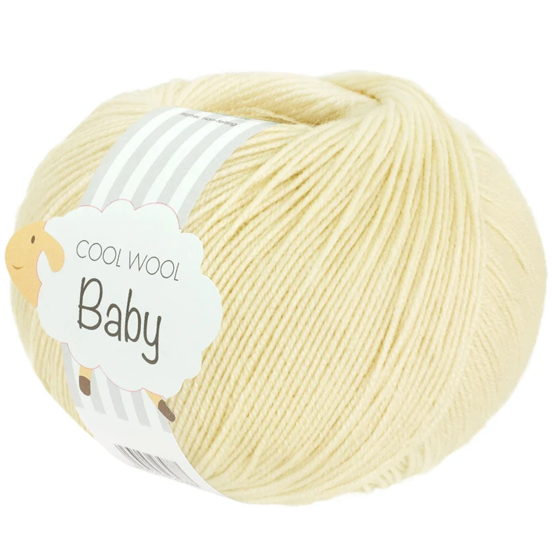 Lana Grossa Cool Wool Baby 347 Vaaleankeltainen