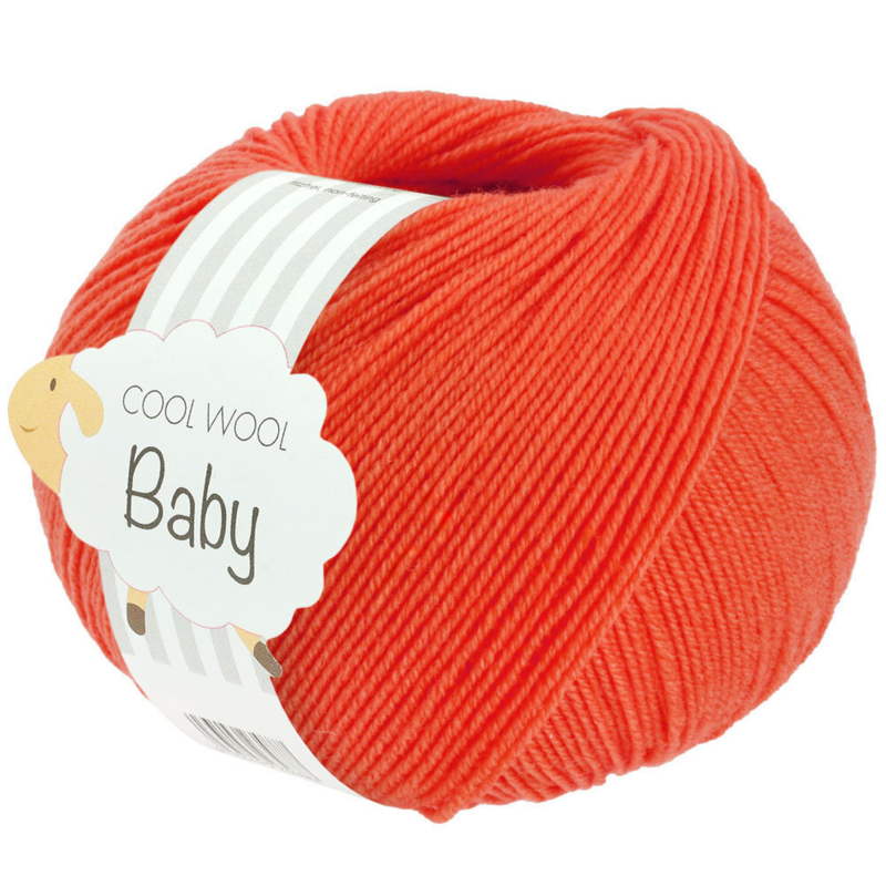 Lana Grossa Cool Wool Baby 331 Hummerinpunainen