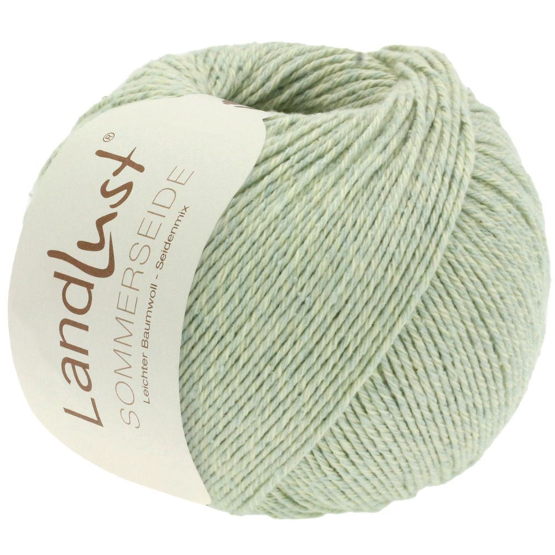 Lana Grossa Landlust Sommerseide 40 Lehmuksenvihreä