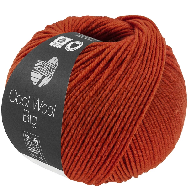 Lana Grossa Cool Wool Big 1042 Kanelinruskea