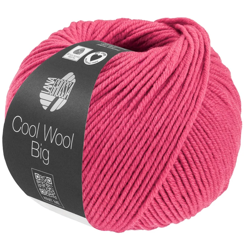 Lana Grossa Cool Wool Big 1696 Pinkki meleerattu