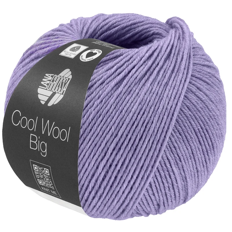 Lana Grossa Cool Wool Big 1698 Liila meleerattu