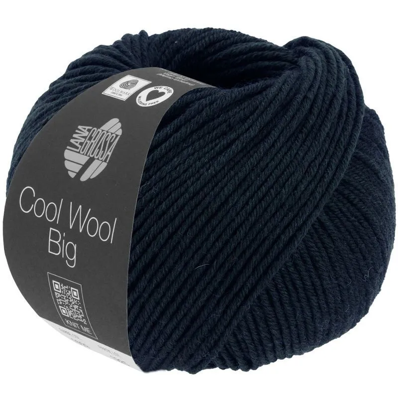 Cool Wool Big 1630 Mustansininen meleerattu