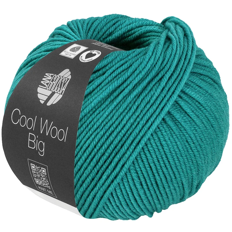 Lana Grossa Cool Wool Big 1043 Turkoosinvihreä