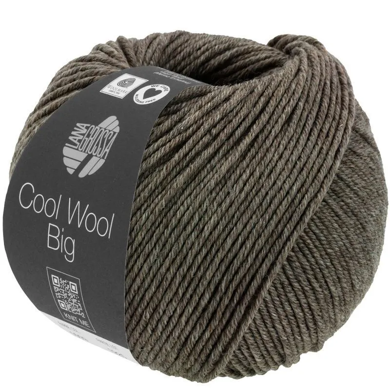 Cool Wool Big 1622 Tummanruskea meleerattu