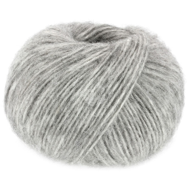 Lana Grossa Natural Alpaca Pelo 03 Vaaleanharmaa meleerattu