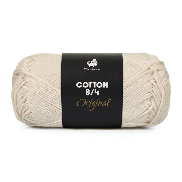 Mayflower Cotton 8/4 1401 Luonnonvalkoinen