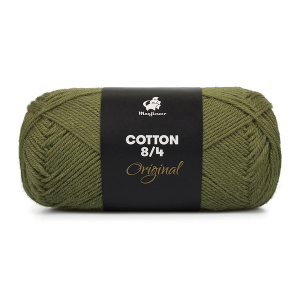 Mayflower Cotton 8/4 1487 Vaalea armeijan vihreä