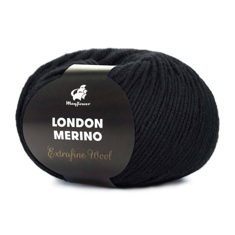 Mayflower London Merino 040 Musta