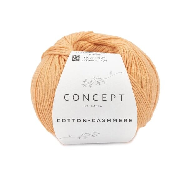 Katia Cotton-Cashmere 82 Pastellioranssi