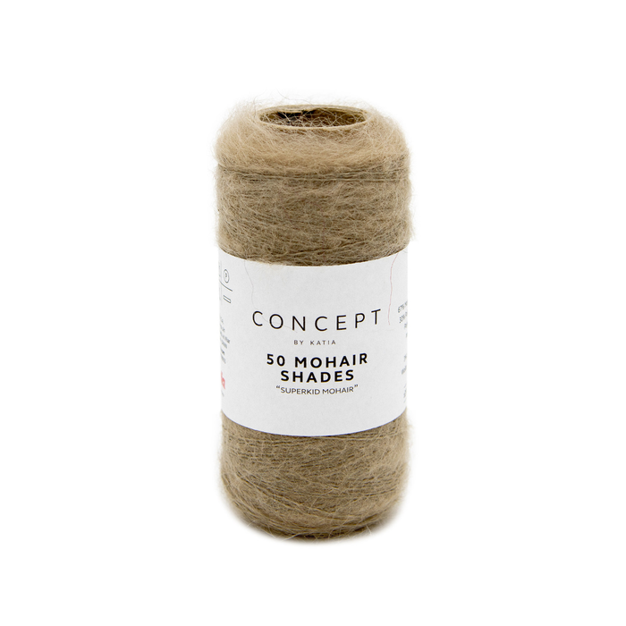 Katia 50 Mohair Shades 8 Kivenharmaa