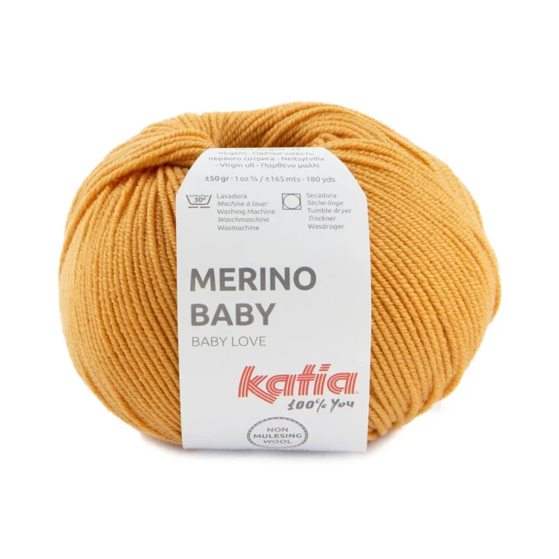 Katia Concept Merino Baby 151 Pastellioranssi