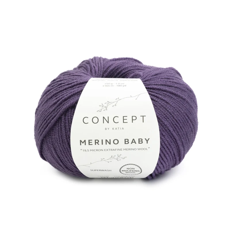 Katia Concept Merino Baby 159 Tummanvioletti