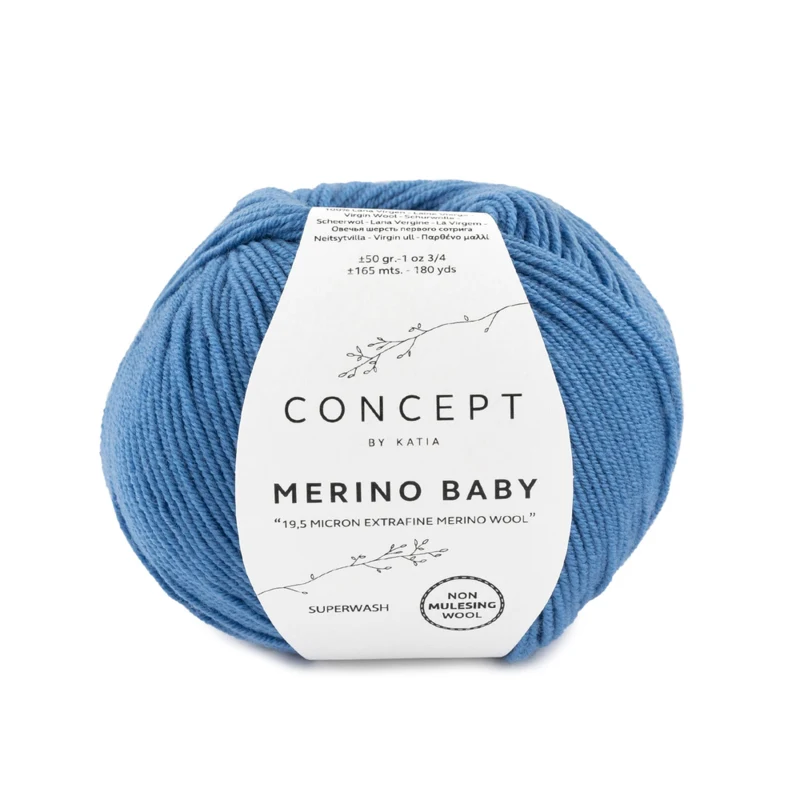 Katia Concept Merino Baby 044 Keskisininen