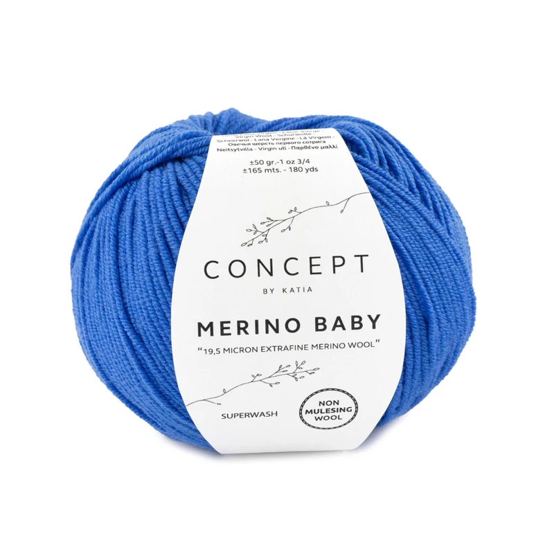 Katia Concept Merino Baby 057 Sininen